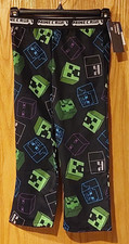 NWT Boys Minecraft Night Scene Sleep Pants size 4/5 -4053