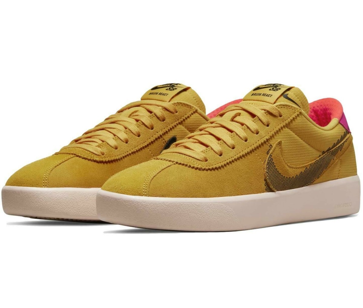 Size 9 - Nike Bruin React T SB Pollen for sale online | eBay