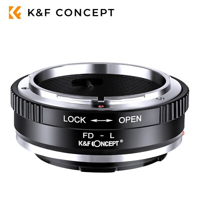 K&F Concept Objektivadapter FD-L fr Canon FD&FL 35mm Objektiv auf L Mount Kamera