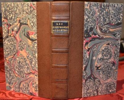 1649 Hl. Augustinus 'Les Confessions De Augustin' BINDUNG Theologie. Paris Aufdruck