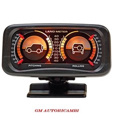INCLINOMETRO AUTO FUORISTRADA CAMPER PANDA 4X4 RETROILLUMINATO 12V NERO  2808014