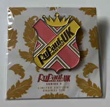 New! Official Rupaul’s Drag Race UK  RuPeter Ru Peter Season 4 Enamel Badge