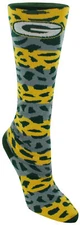 Green Bay Packers Pattern Medley Socks, Medium