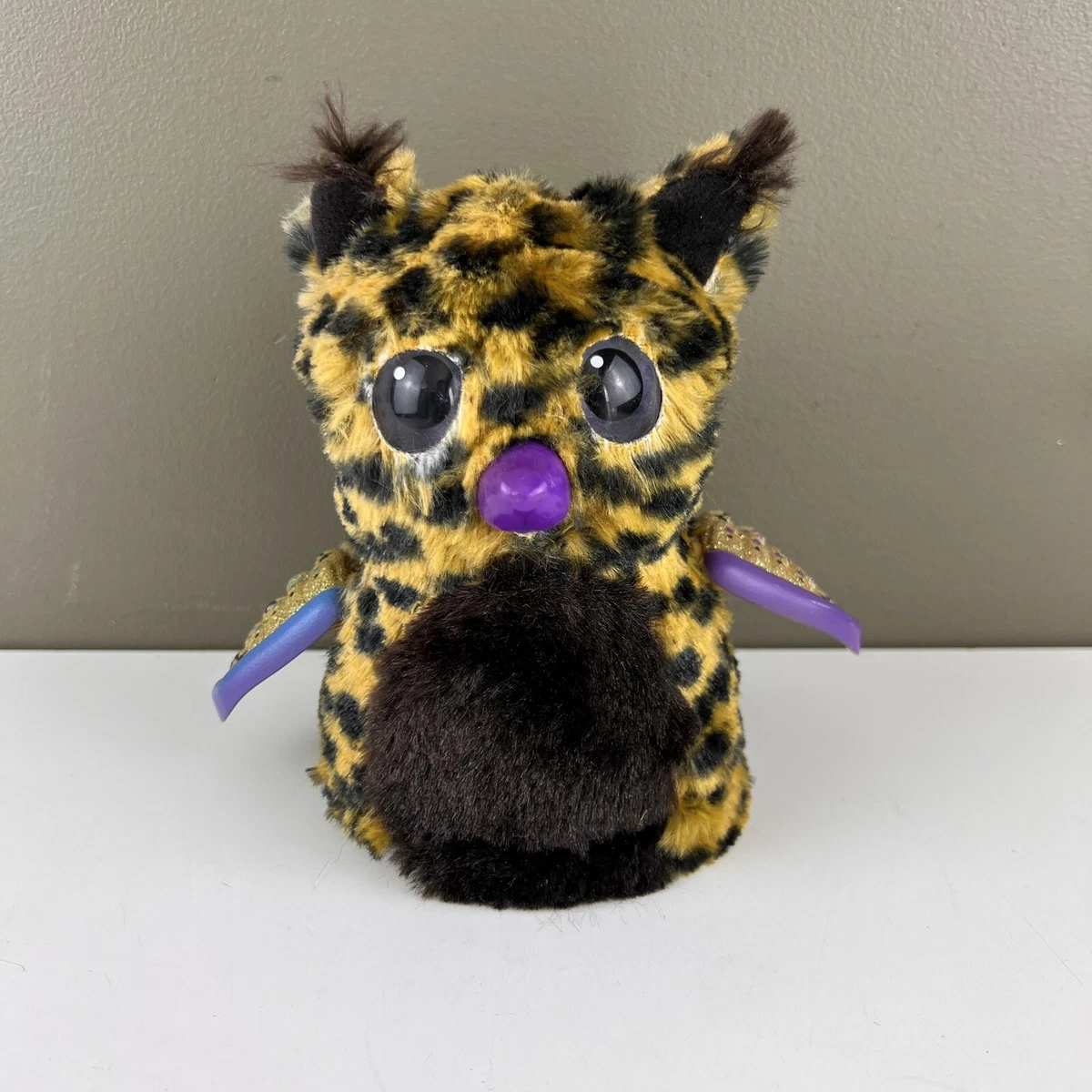 Hatchimals Golden Lynx with Purple Wings Works eBay