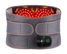 Heated Belt Wrap - Cordless Heating Pad for Back Massager with Vibr... Fast Ship