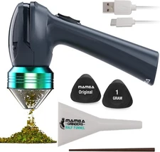 Mamba Original 1g Gray Electric Portable Herb Grinder. USB Powered Essential Kit
