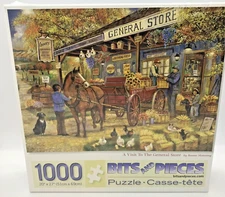 Bits And Pieces Puzzle A VISIT TO THE GENERAL STORE 1000 Piece New Unopened Box