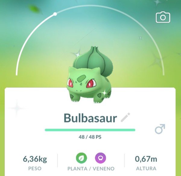Pokemon Shiny Bulbasaur - Bisasam - Bulbizarre POKEMON GO