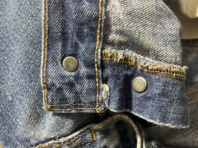 Vintage Levis 501 XX 1950's big E #6 Button Fly Redline