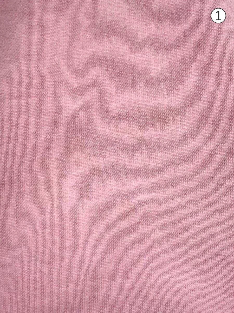 Felpa Supreme con cappuccio M cotone rosa macchiato usata