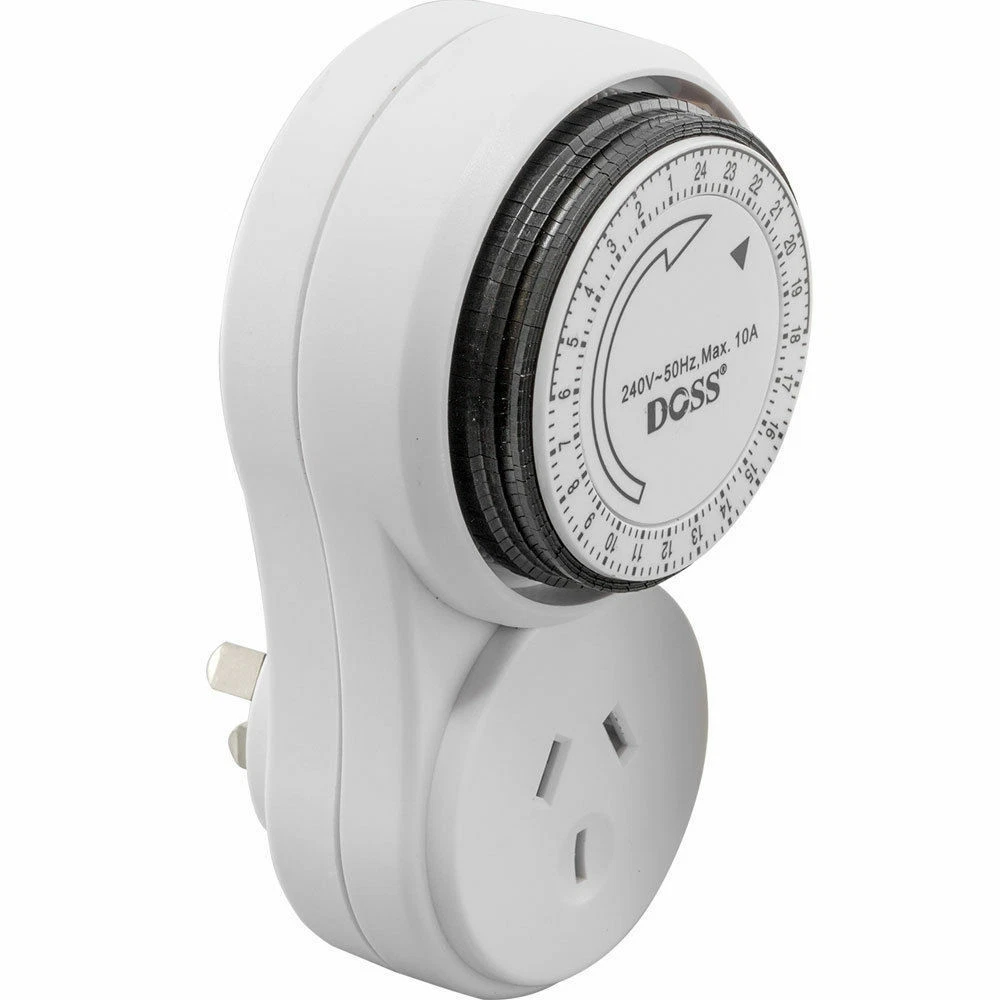 3PK 24h Mains Mechanical Timer Analogue 240V Electricity Plug