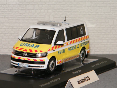 VOLKSWAGEN T6 SAMU 28 NOGENT LE ROTROU ODEON 1/43 Réf 088