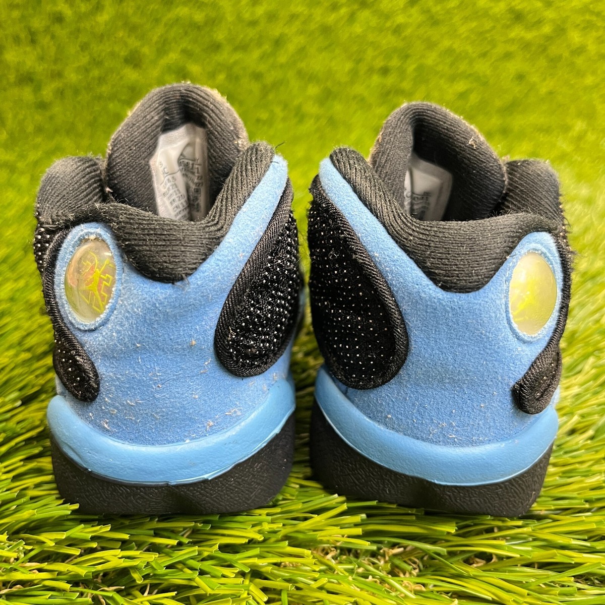 Nike Air Jordan 13 Retro Toddler Size 5C Black Blue Athletic Shoes
