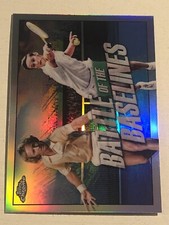 2021 Topps Chrome Tennis Battle of Baselines Insert Rod Laver Emerson BB3 