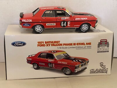 Classic Carlectables 1971 Bathurst Ford XY Phase 111 GTHO Falcon 64E JohnFrench