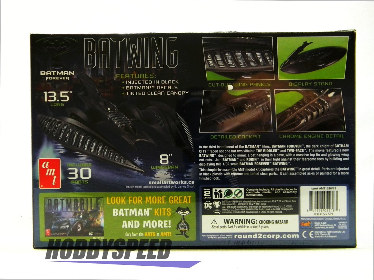 AMT BATMAN FOREVER BATWING PLASTIC MODEL KIT 1:32 SCALE skill 2
