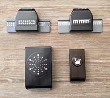 EK Success Paper Punches 2-Border, 1-Large Shape, 1-Small Shape Lot Of 4