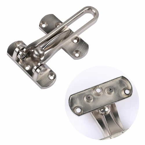Lock Latch Swing Bar Gate Guard Front and Inside Door Anti-theft Home Security - Bild 2 von 9