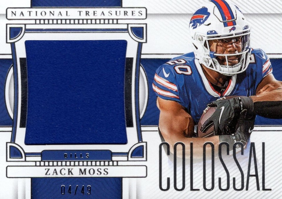 2022 Panini National Treasures Zack Moss #CMT-13 - 1 of 1