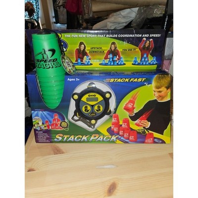 Speed Stacks Stack Pack Sport Stacking Set with Timer Mat 12 Cups and DVD Red