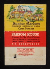 1940s Sunken Gardens Limekiln Pike Sansom House Ogontz PA Philadelphia Co MB