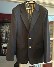 Nautica Boy's Gold Buttons 2-Button Blazer/Jacket Blue   Youth Size 16 Reg