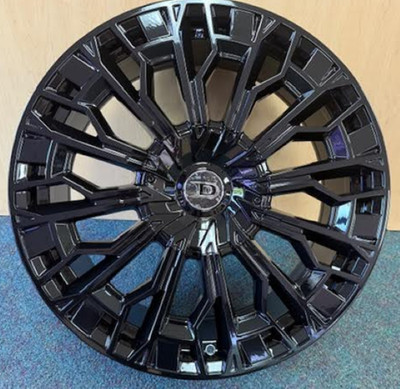 20'' Drastic DS11 Wheel   20X8.5 +35 5X114.3 + 5X120  C.B 74.2 Black Rim  