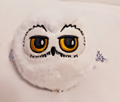 Ty Harry Potter Hedwig Beanie Bouncer Small White Snowy Owl Plush 4''