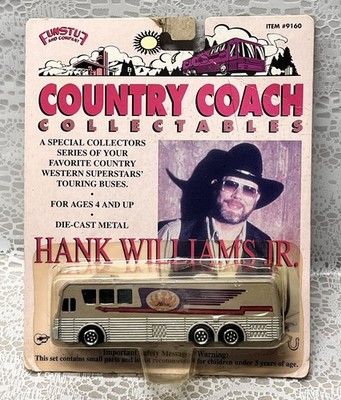 Funstuf Country Coach Collectables HANK WILLIAMS JR Diecast Bus #9160