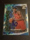 2017-18 Donruss Optic #178 OG Anunoby Signed Premium Box Set /249 Ip Auto Gtp