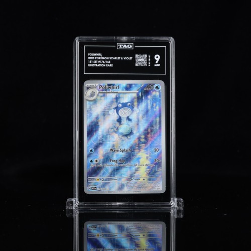 Poliwhirl graded TAG 9 for sale on eBay