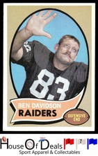 1970 Topps #251 Ben Davidson Oakland Raiders Vintage Football Card