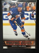 Brock Nelson 2013-14 Upper Deck Young Guns Rookie Card #204. rookie card picture