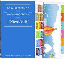 Index Tabs for DSM-5-TR Desk Reference - 28 Color-Coded Laminated Tabs