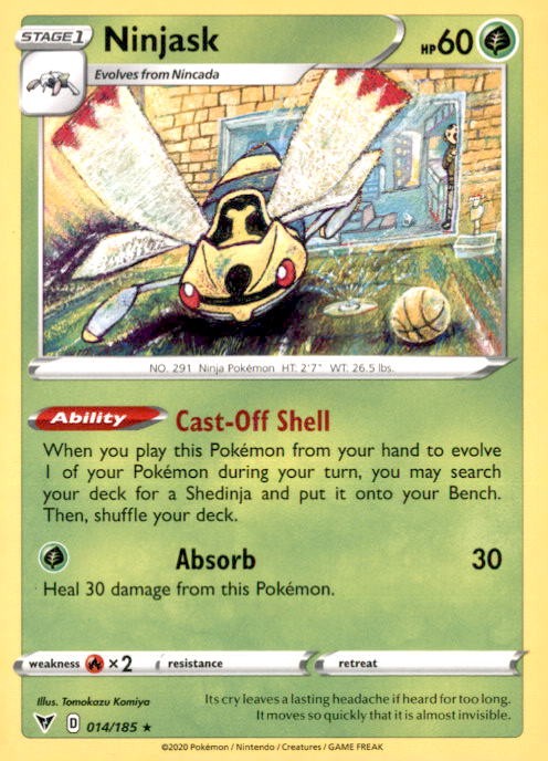 SWSH04: Vivid Voltage #014/185 Ninjask