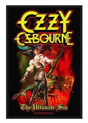 Ozzy Osbourne  - Patch Aufnäher - Ultimate Sin 6,7x10cm