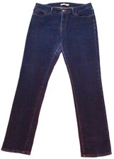 Levi's Mid Rise Skinny Dark Wash Denim Jeans Womens Size 14 31X30 