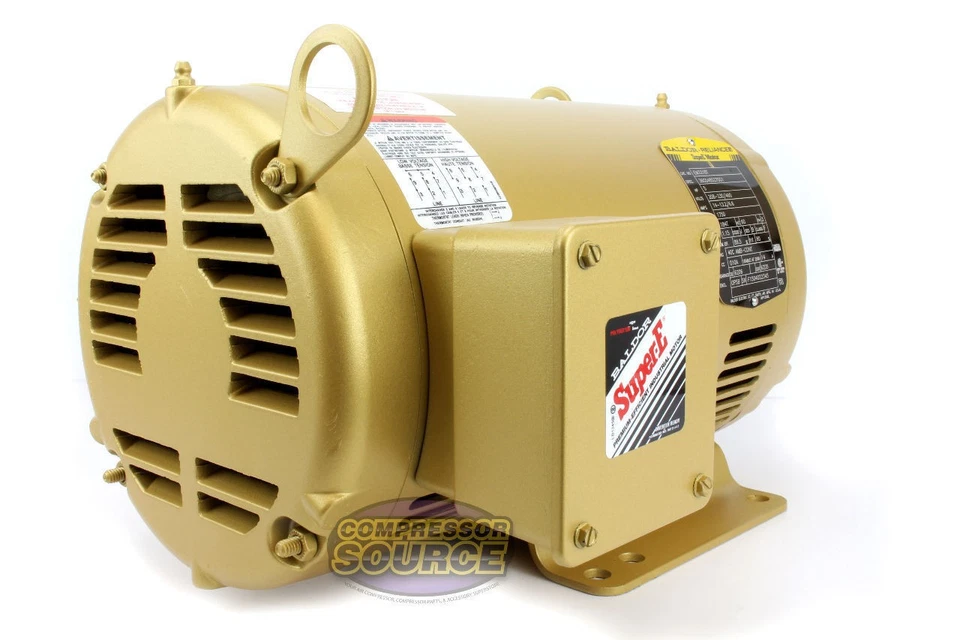 5 Hp 3 Ph Three Phase Electric Motor EM3218T Baldor 1750 RPM 184 T Frame - Image 3 of 4