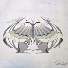 CARLEY NEEDLEPOINT CANVAS:  BUTTERFLY       BM