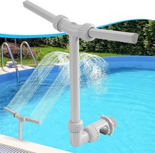Fuente De Piscina Cascada Para Alberca Rociadores Accesorios Doble Pulverización