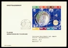 DR WHO 1962 GERMANY DDR FDC SPACE SHEET LR70579