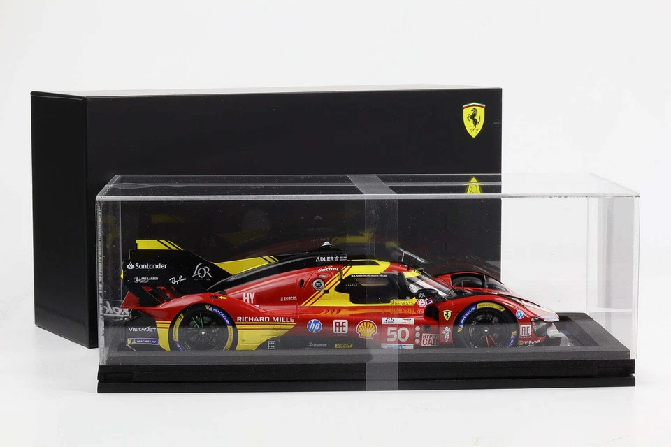 1:18 LookSmart Ferrari 499P #50 AF Corse Winner 24h Le Mans 2024 NUOVO... - Immagine 3 di 4