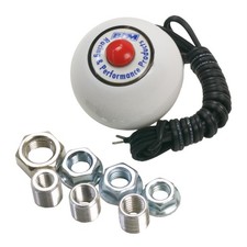 Bm 46112 Shifter Knob - White With 12v Red Button Switch