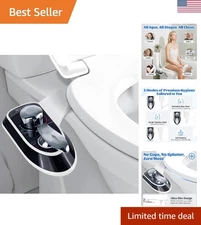 Adjustable Water Pressure Bidet Toilet Attachment - Eco-Friendly Hygiene Upgrade