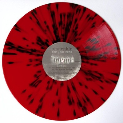 Amorphic - The Year Zero Part One (RED/BLACK SPLATTER VINYL 12'') - TECHNO *NEW/C