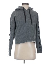 DKNY Women Gray Pullover Sweater XS