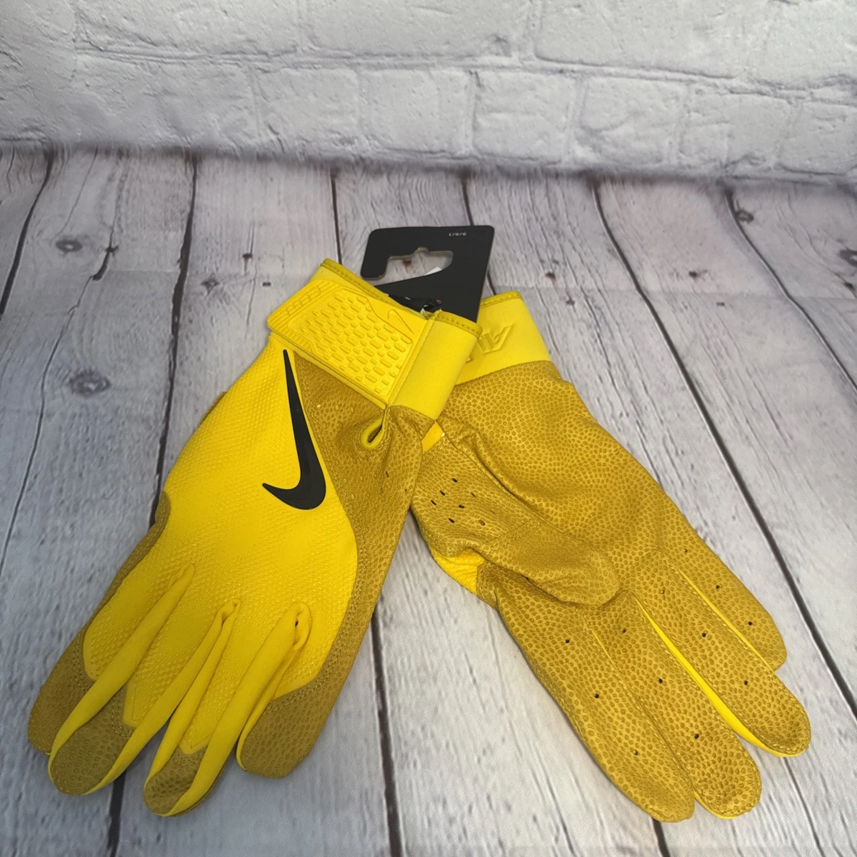 Nike Alpha Elite Bateo Golf Béisbol Oro Amarillo Dri-Fit Talla GRANDE L NUEVO