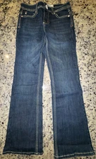 Girls Size 12 Blue Denim Jeans / Pants by VIGOSS ~ Cotton, Spandex ~ Pockets