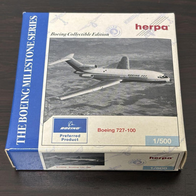 Herpa Wings Boeing 727-100 Milestone Series 1/500 Collectible