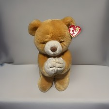 Ty Beanie Buddy 1999 Hope the Praying Bear 10" Plush Stuffed Animal With Tag